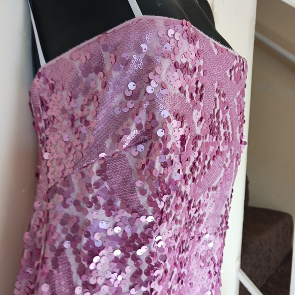 STEPPINOUT pattern SEQUINED, SZ. 13-14 Pink color, side zipper pink color - Picture 2 of 8